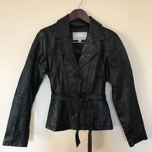 Wilson’s Leather Three Button Lamb Blazer